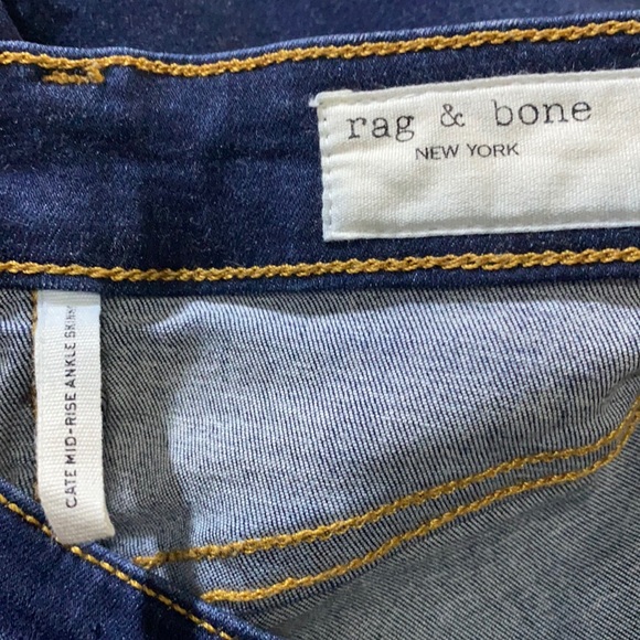 Rag & bone New York cate mid-rise ankle skinny size 27 - Picture 7 of 12